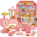 100+ Pieces | Wooden Pretend Play Mega Bundle | Dollhouse Set for Classrooms