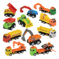 12-Piece Mini Construction Vehicle Set – Trucks for indoor/Outdoor Play