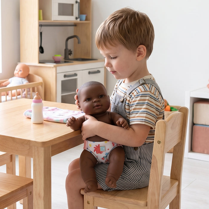 14" Huggable Multicultural Baby Dolls | Set of 4 with Detailed Features