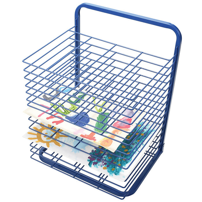15-Shelf Sturdy Paint Classroom Drying Rack