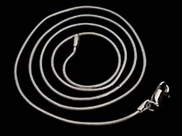 18" Thin-Med. 1mm Snake Chain, Sterling Silver