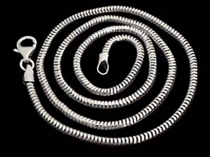 18" Thick Gauge Sterling Silver Snake Chain
