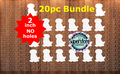 2 inch - Golden Doodle  - (great for badge reels & hairbow centers)