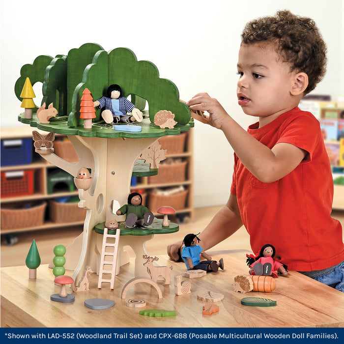Woodland Trail Treehouse with Added pieces for additional play