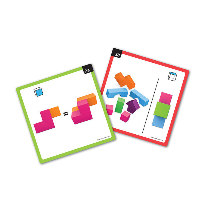 3D Building Puzzle Game for Kids – Spatial Reasoning, STEM Brain Teaser with Challenge Cards, Ages 5+