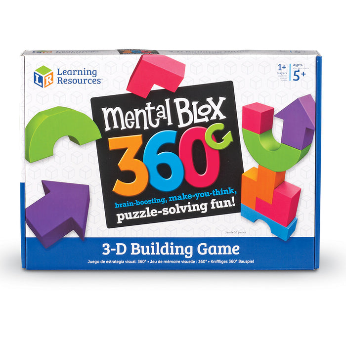 3D Building Puzzle Game for Kids – Spatial Reasoning, STEM Brain Teaser with Challenge Cards, Ages 5+