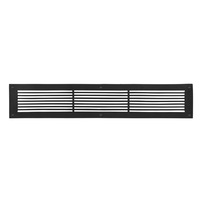 4" x 30" Air Return Grille | Cast Aluminum HVAC Return Vent Cover | Modern Linear Design | Wall, Ceiling & Floor | VR109