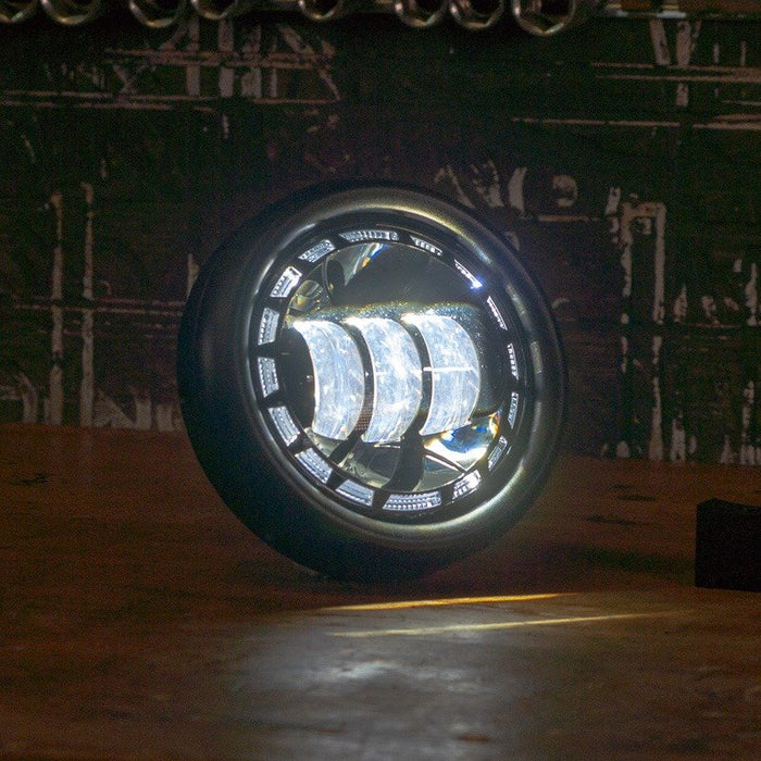 4.5" Flashpoint Classic LED Headlight Black