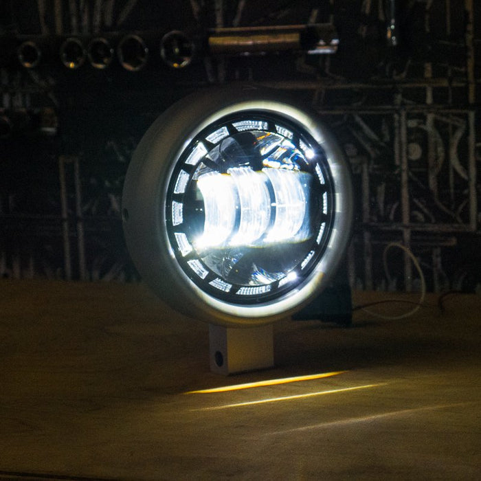 4.5" Flashpoint Classic LED Headlight Polished
