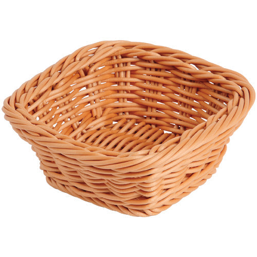 5" Mini Plastic Wicker Baskets - Set of 12