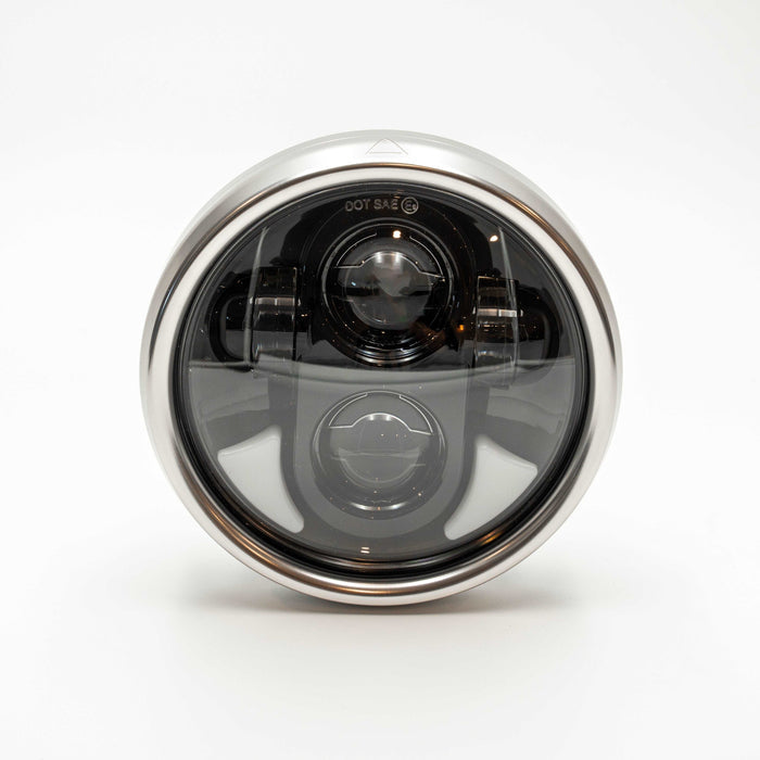 Flashpoint Classic Polished LED Headlight 5.75"