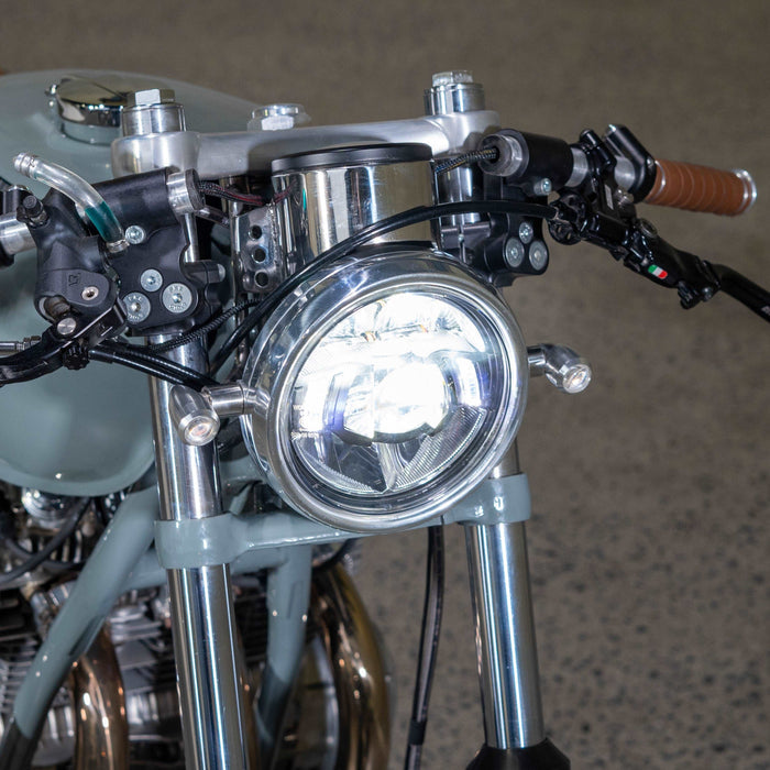 Flashpoint Classic Polished LED Headlight 5.75"