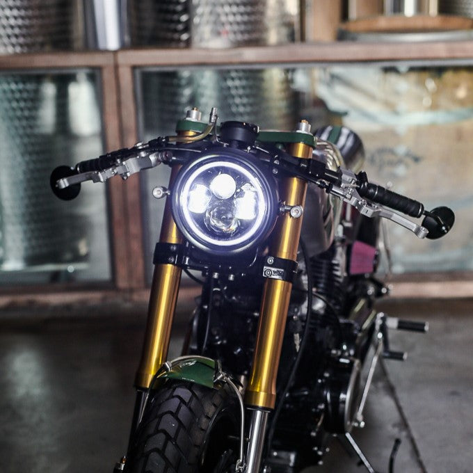 7" Flashpoint Classic LED Headlight Black