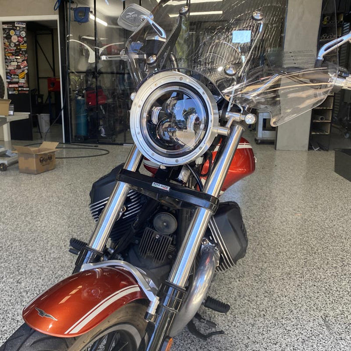 7" Flashpoint LED Headlight Polished