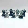 7 Pieces 4.5in Moss Agate Goddess Carving - Wholesale Crystals