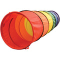 8-Foot Rainbow Crawl Tunnel for Kids | Indoor/Outdoor Play Tunnel with Steel Frame