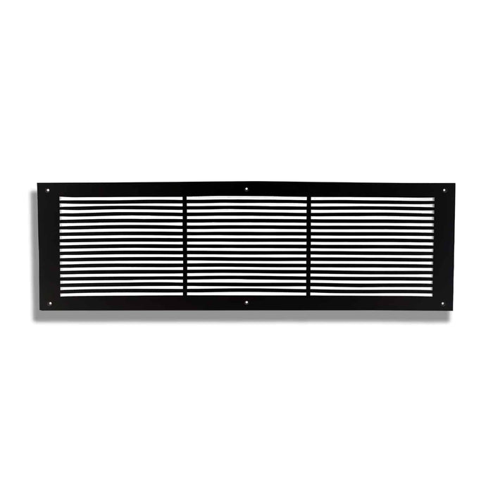 8" x 30" Air Return Grille | Cast Aluminum HVAC Return Vent Cover | Modern Linear Design | Wall, Ceiling & Floor | VR109