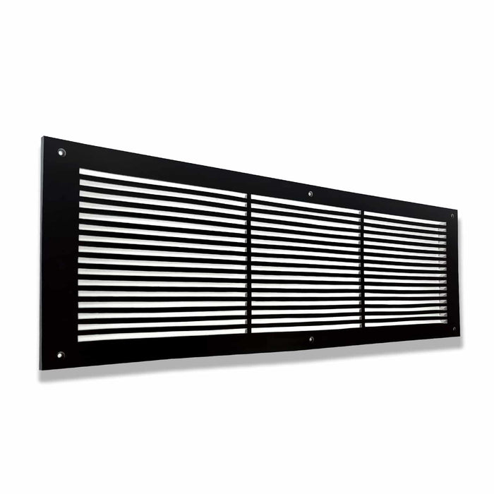 8" x 30" Air Return Grille | Cast Aluminum HVAC Return Vent Cover | Modern Linear Design | Wall, Ceiling & Floor | VR109