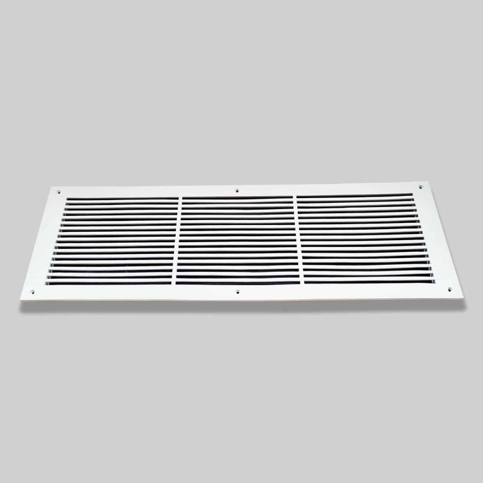 8" x 30" Air Return Grille | Cast Aluminum HVAC Return Vent Cover | Modern Linear Design | Wall, Ceiling & Floor | VR109