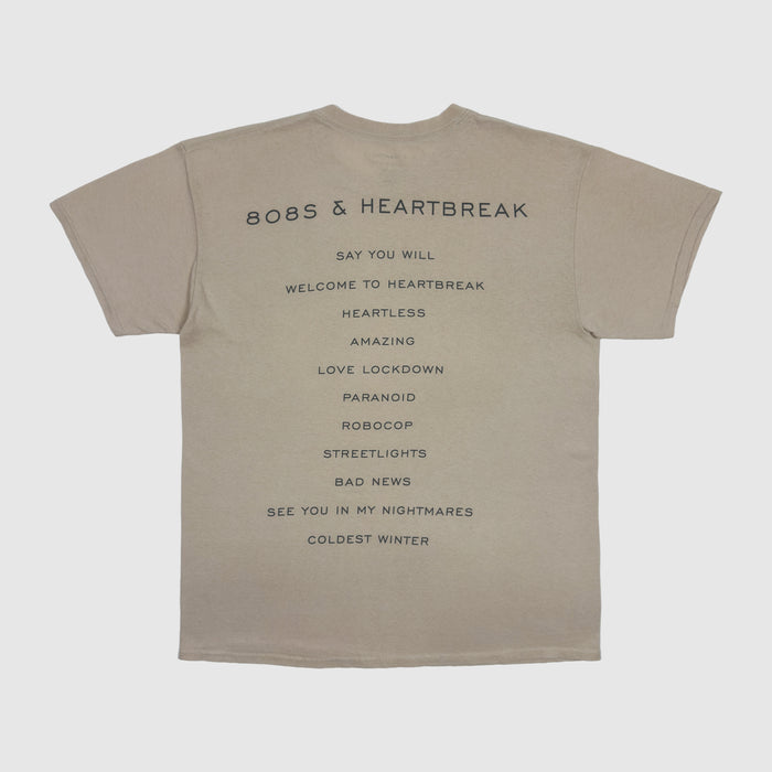 808’s & Heartbreak 2015 Hollywood Bowl Tee In Sand