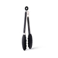 9" Silicone Tipped Locking Tongs on a white background at Addison West