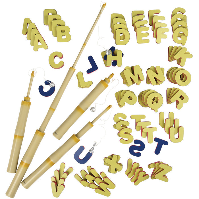 108-Piece A-B-C Magnetic Fishing Learning Set