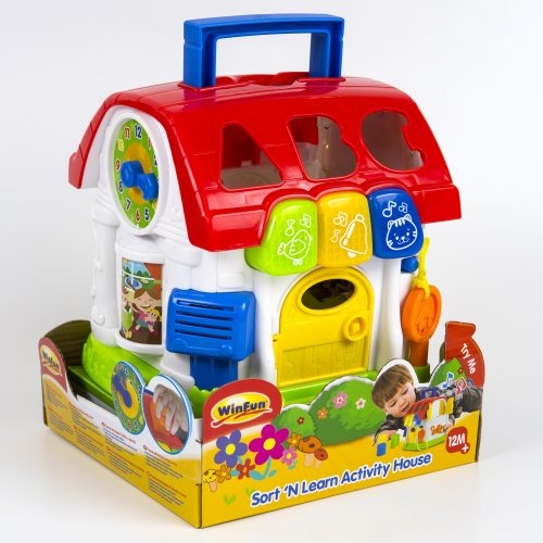 ABC Activity House with Shape Sorter & Sounds – Interactive Learning Toy for Toddlers