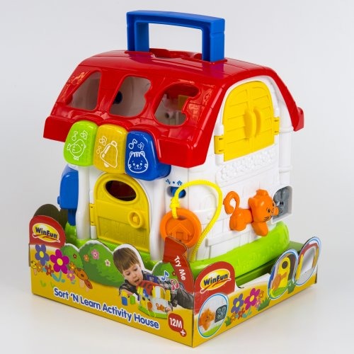 ABC Activity House with Shape Sorter & Sounds – Interactive Learning Toy for Toddlers