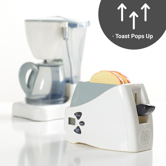 Action-Fun Appliances | Realistic Toy Mixer, Blender, Coffee Maker & Toaster