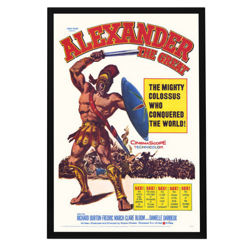 "Alexander the Great" (1956) Framed Movie Poster