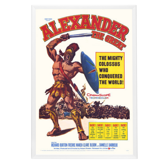 "Alexander the Great" (1956) Framed Movie Poster