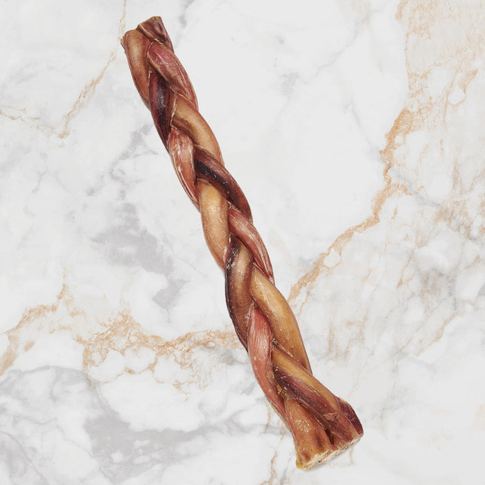 12 Inch Braided Bully Stick Bulk odorless - Nutrition - Scoochie Pet Products - Maximum K9 Services