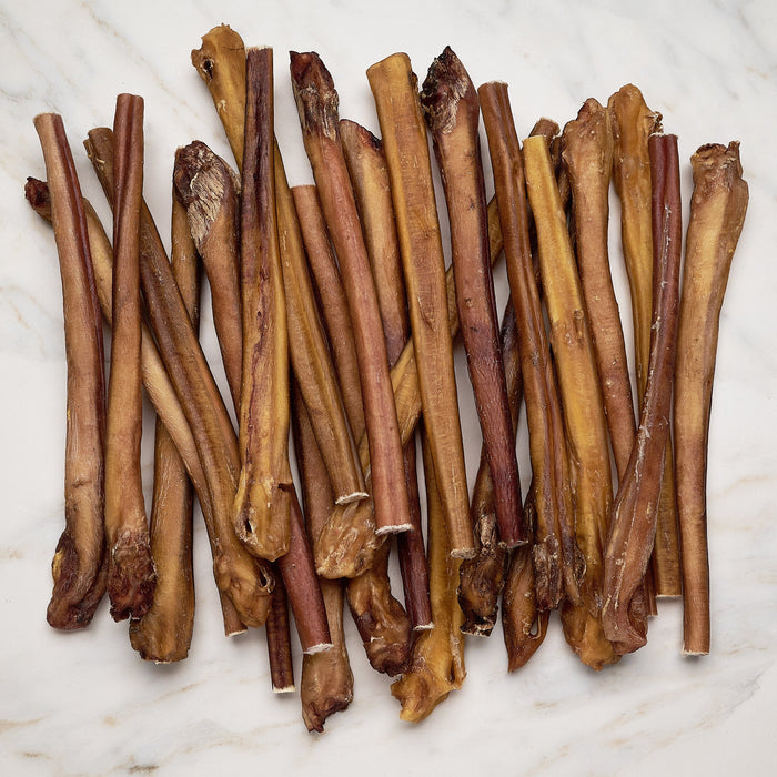 25 Pack 12 Inch JUMBO Bully Stick in Zip Lock Bag odorless - Nutrition - Scoochie Pet Products - Maximum K9 Services
