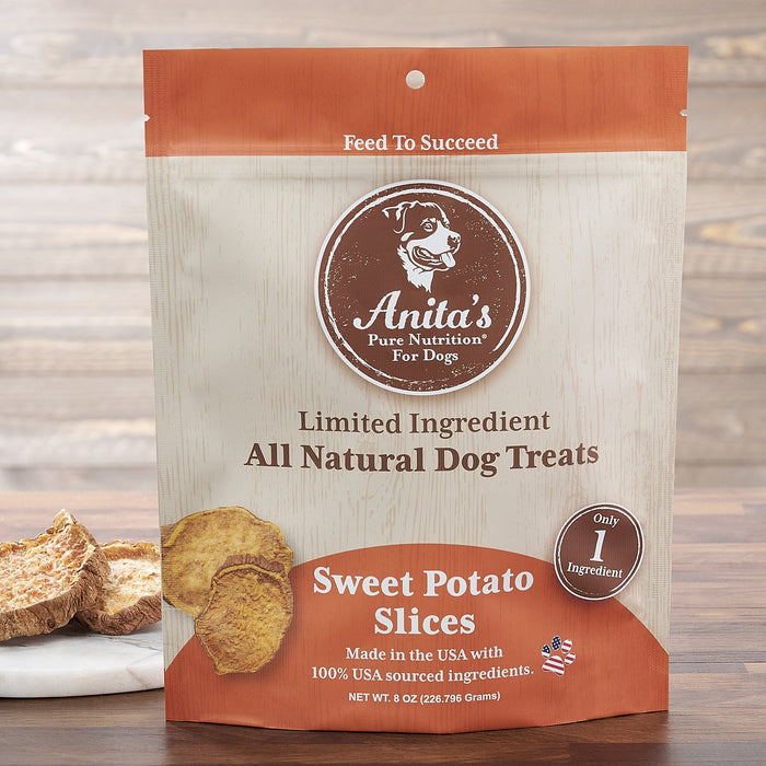 Anita's Pure Nutrition: Sweet Potato Slices-Nutrition-K9 Kraving-Maximum K9 Services