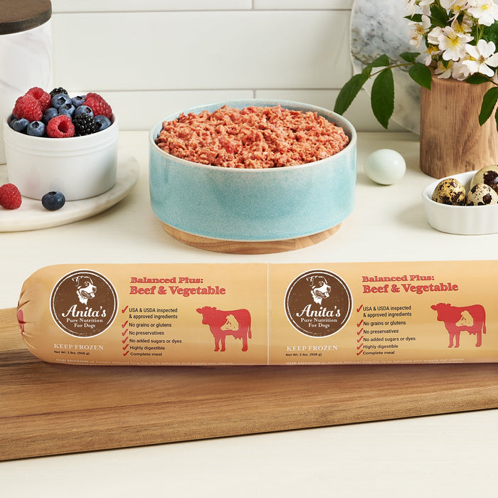 Anita's Pure Nutrition Balanced Plus: Beef & Vegetable 2 lbs.-Nutrition-K9 Kraving-Maximum K9 Services