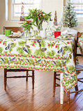 April Cornell - Chickadee Tablecloth - Ecru