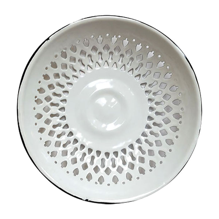 baked enamel bread basket