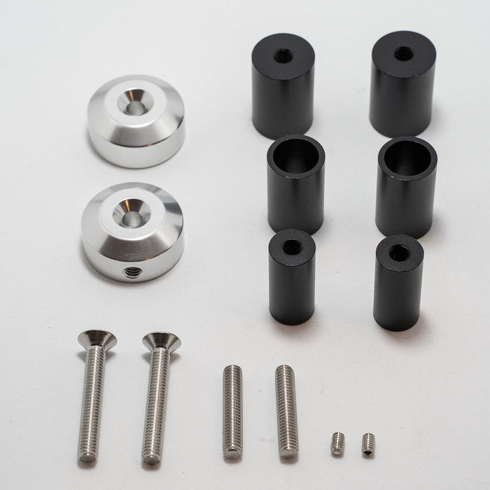 Bar End Mounting Kit Black