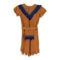 Brown Fringe Dress | Indigenous Americas Tradition