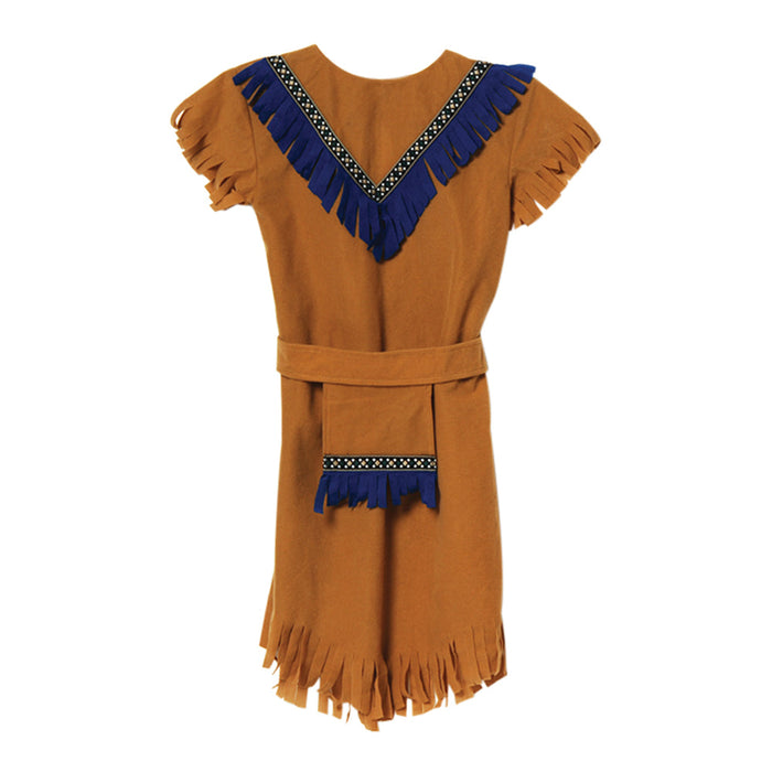 Brown Fringe Dress | Indigenous Americas Tradition