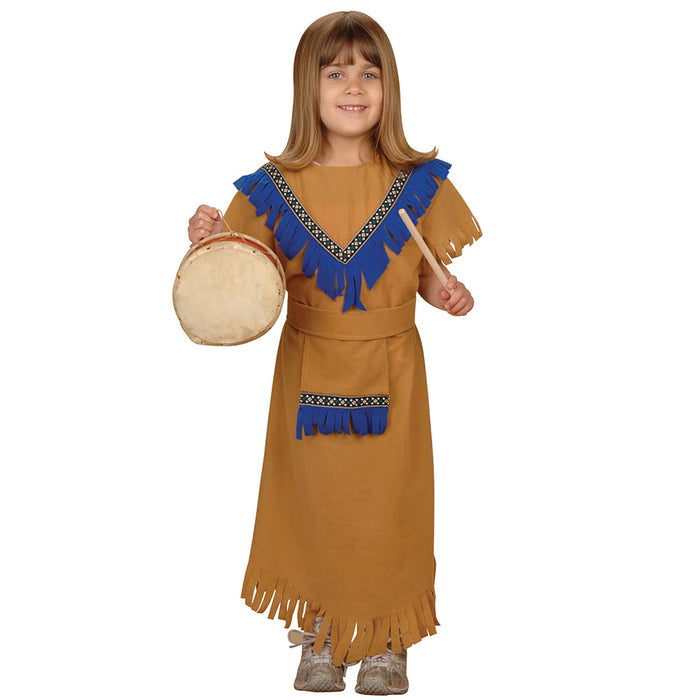Brown Fringe Dress | Indigenous Americas Tradition