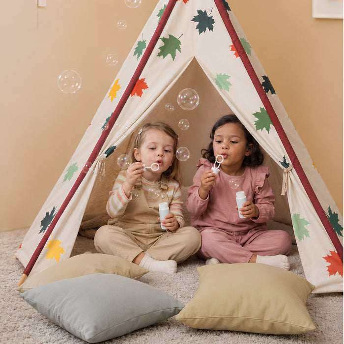 Calming Corner Indoor Tee Pee | 64 Inch High | Durable Canvas TeePee