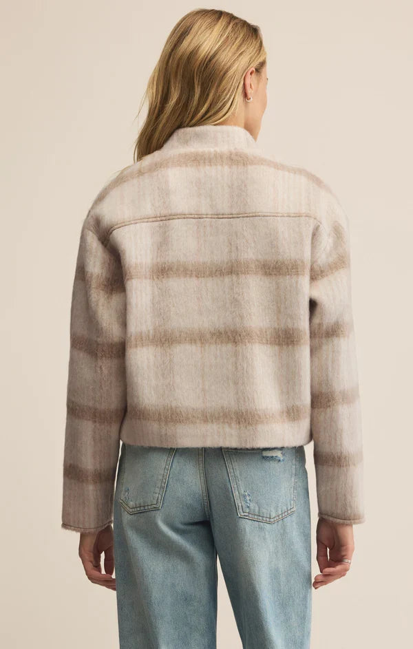 Cambridge Plaid Jacket Crystal