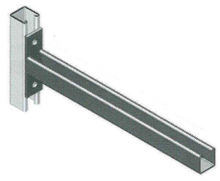 Europress cantilever arms mounted on strut, 150 cm length, industrial metal support arms for structural applications.