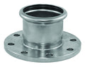 Metal flange on a white background