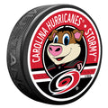 Carolina Hurricanes Stormy Mascot Textured Puck