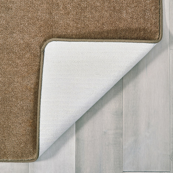 Close-up of backing of Carpet for Kids® Sahara 6' x 9' Rectangle Classroom Rug