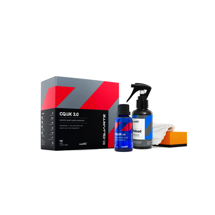 CarPro CQuartz UK 3.0 Ceramic Coating Kit with Reload 50mL - Auto Obsessed