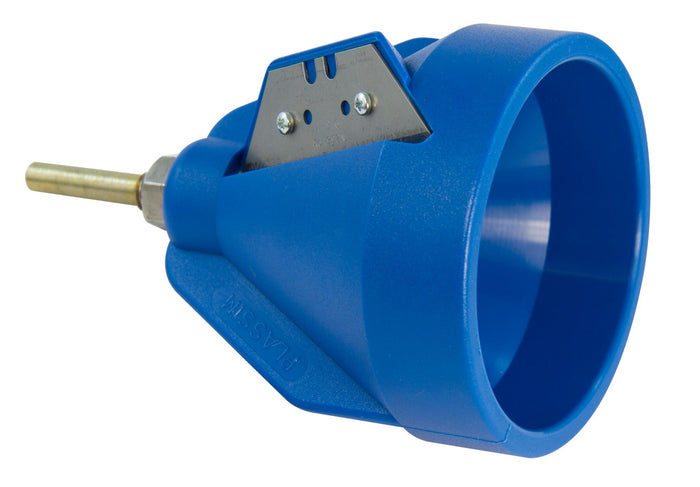Airenergy Dev chamfer tool for smoothing and beveling edges of metal or wood surfaces.