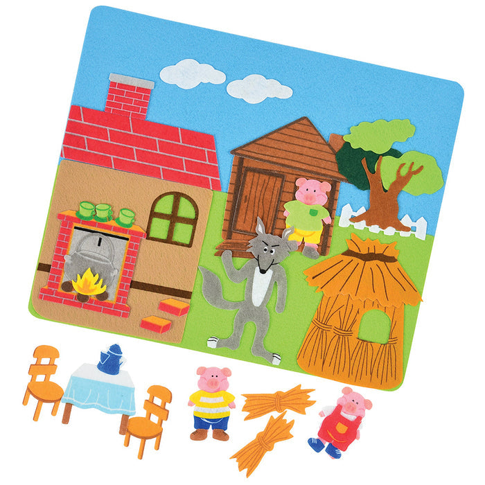 Flannel Board Set for Three Little Pigs
